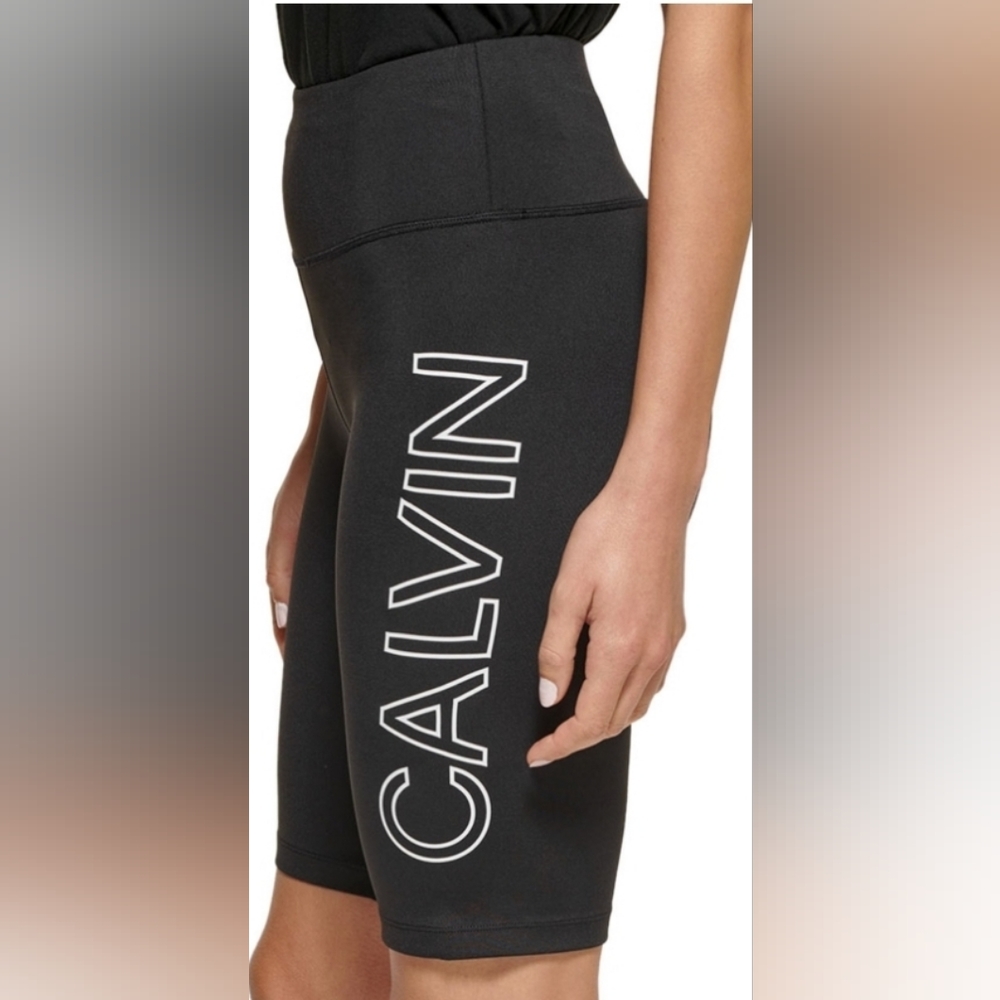 Calvin Klein Women's 9" Bike Shorts, S, Black, NWT
